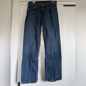 Levi's Men's Straight Jeans in Deep Blue